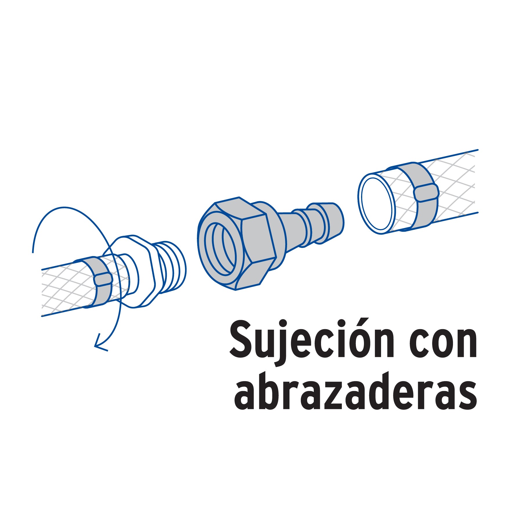 Conector Interior Espiga para Manguera de Polipropileno 3/4" (19 mm)