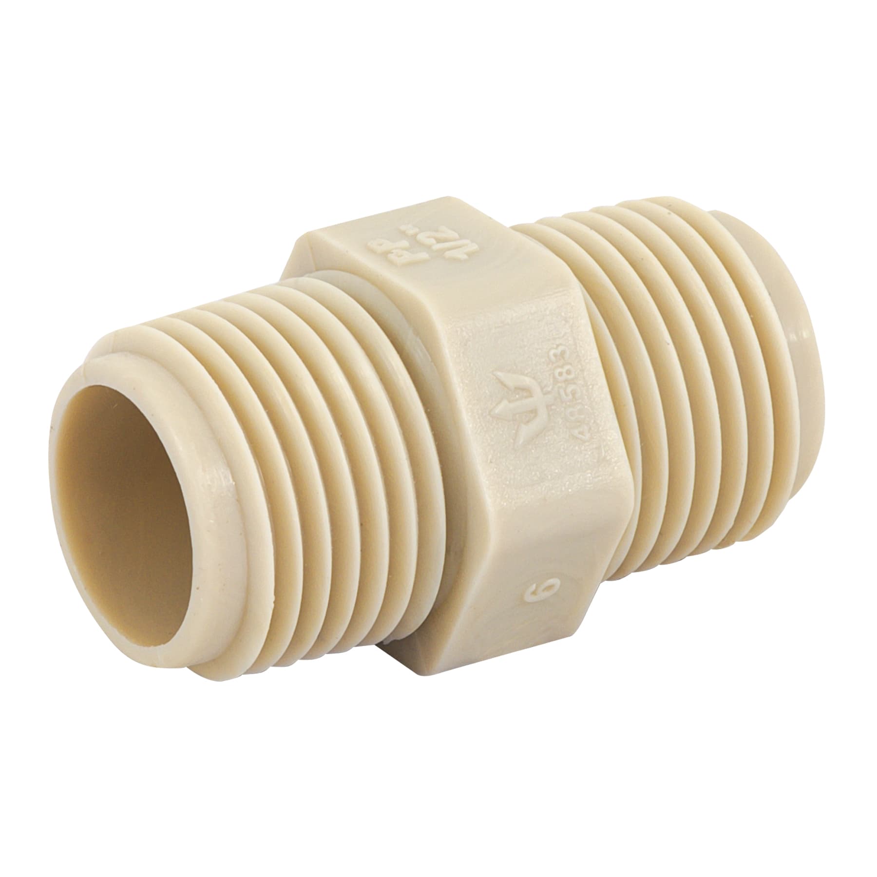 Niple Corrido de Polipropileno 1/2" (13 mm) Foset