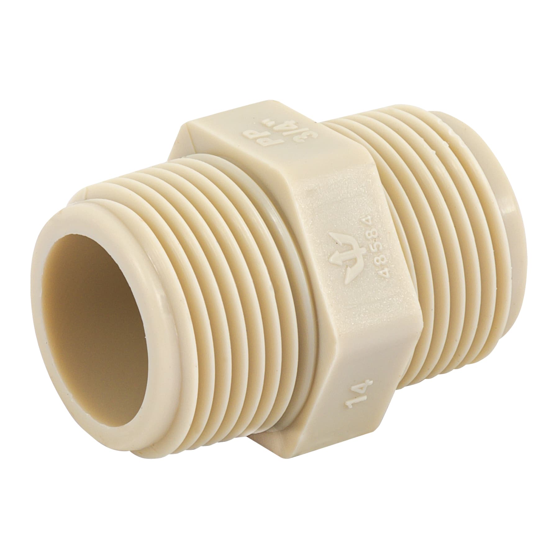 Niple Corrido de Polipropileno 3/4" (19 mm) Foset