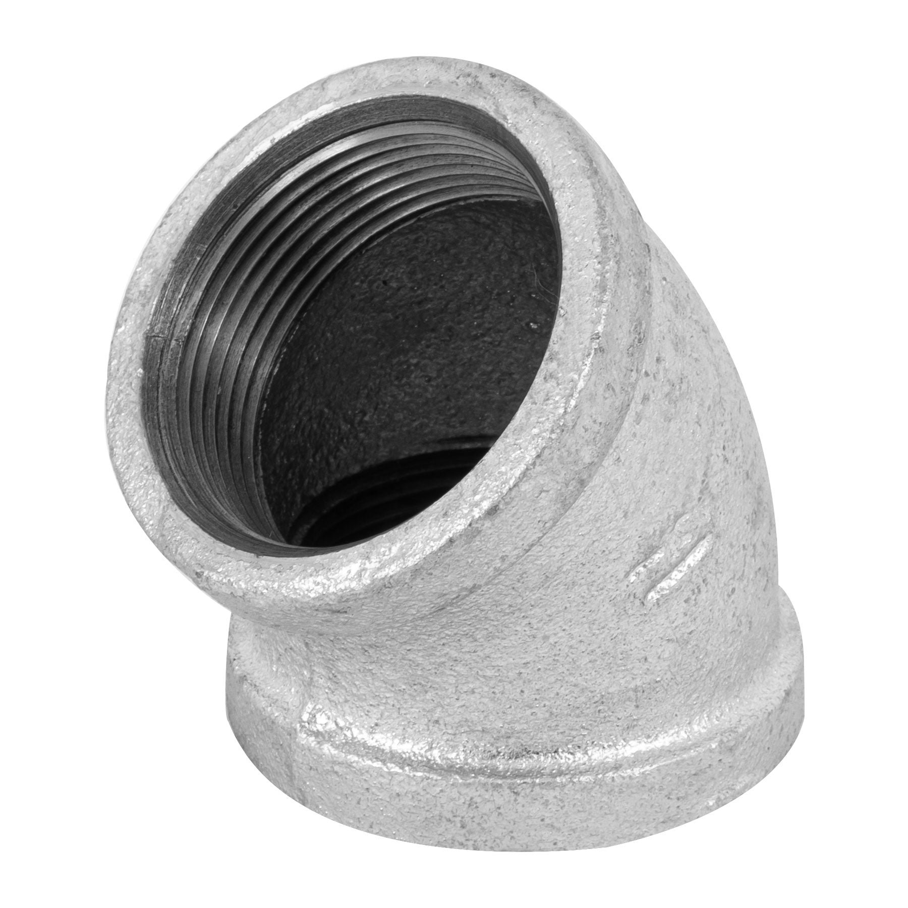 Codo Galvanizado 45° x 1"1/2 (38 mm) Galvaflow