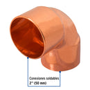 Codo Cobre 90° X 2" (50 mm) Foset