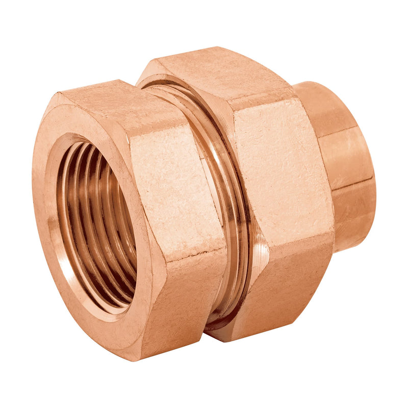 Tuerca Union Cobre Rosca Interior 1" (25 mm) Copperflow