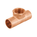 Tee Cobre Rosca Interior Central 3/4" (19 mm) Copperflow