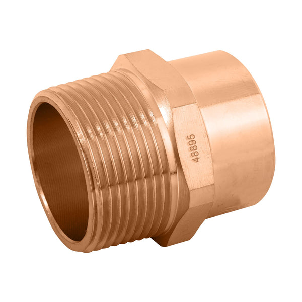 Conector Cobre Exterior 1"1/4 (32 mm) Copperflow