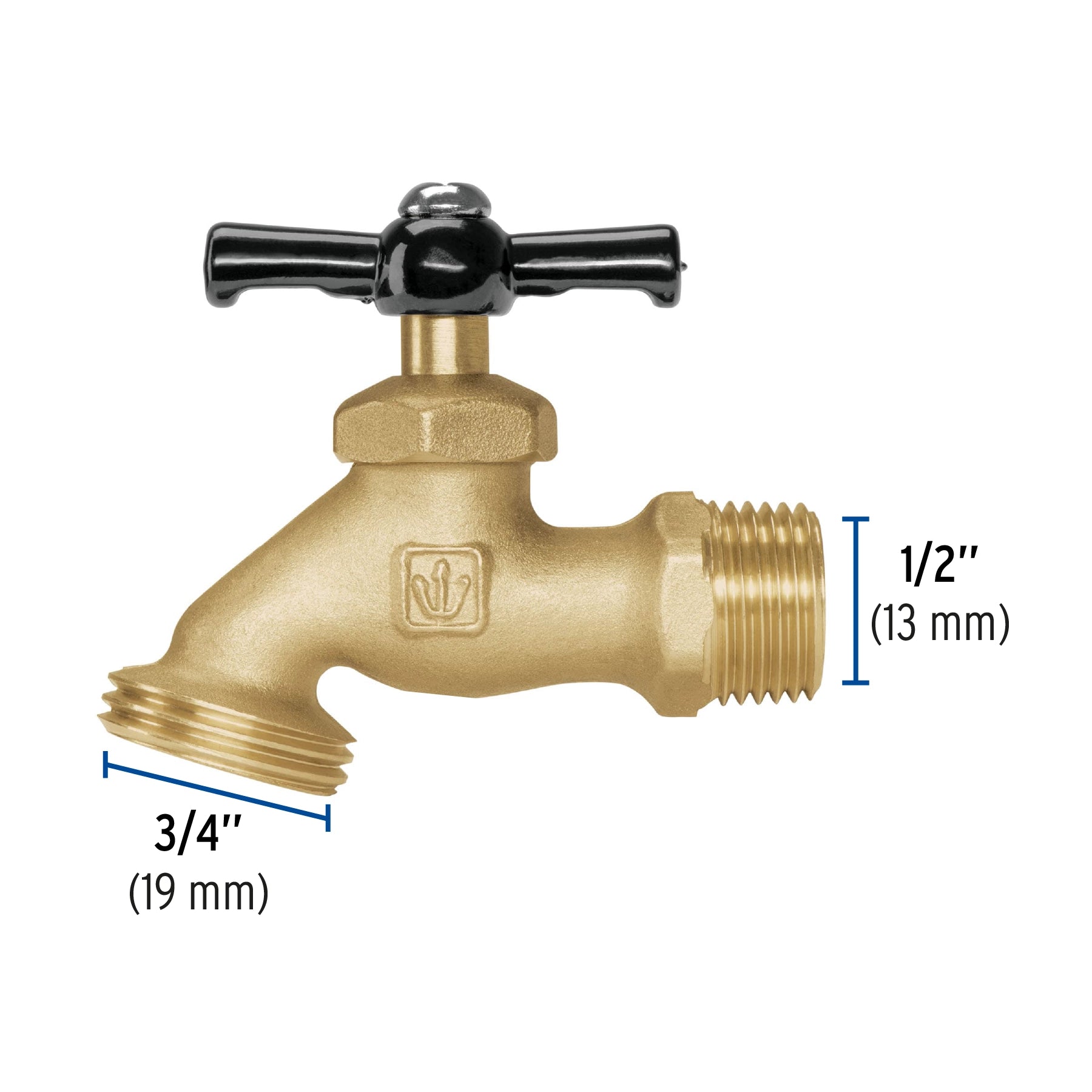 Llave de Nariz para Manguera 1/2" Laton Foset