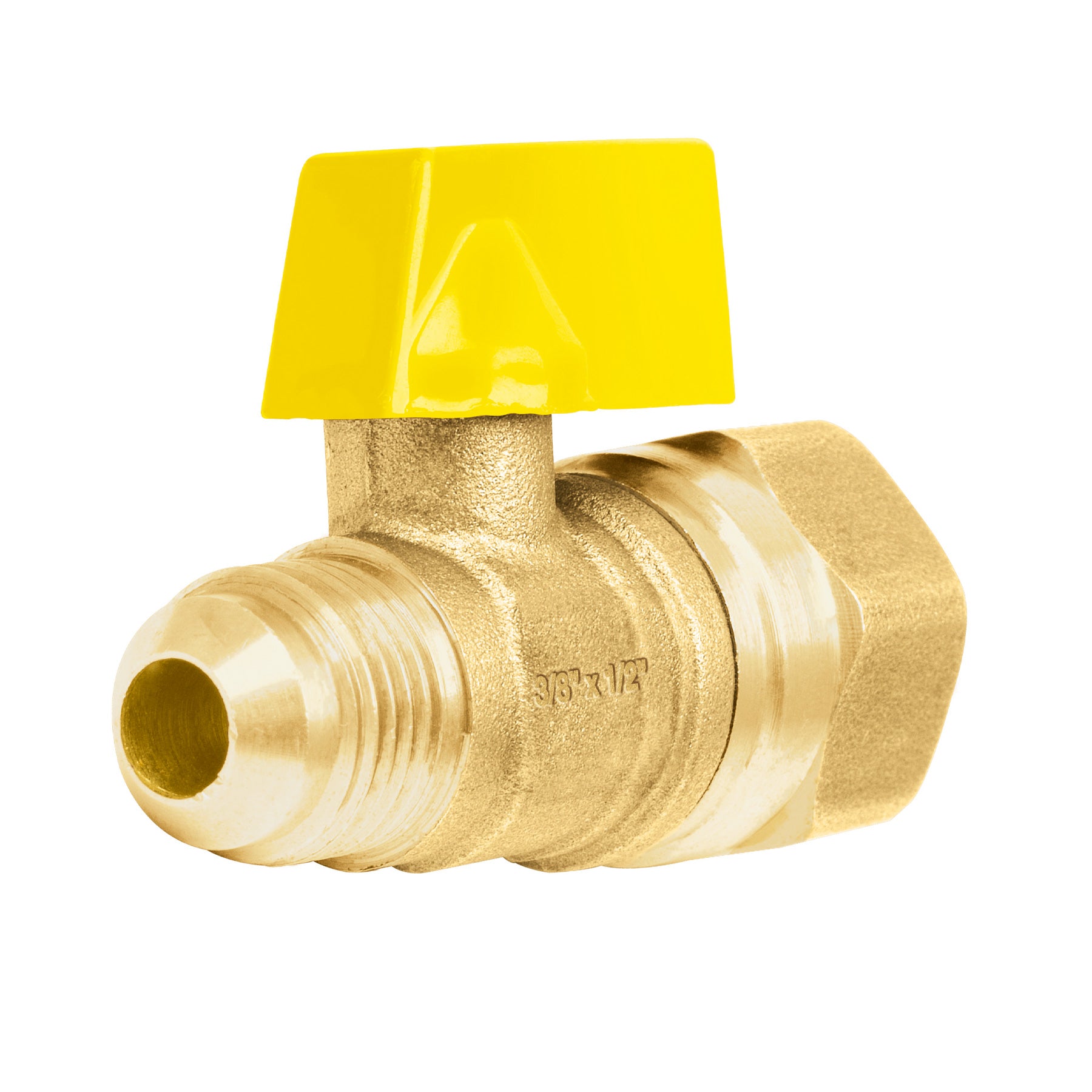 Valvula de Paso para Gas 3/8" Flare X 1/2" Hembra NPT Foset