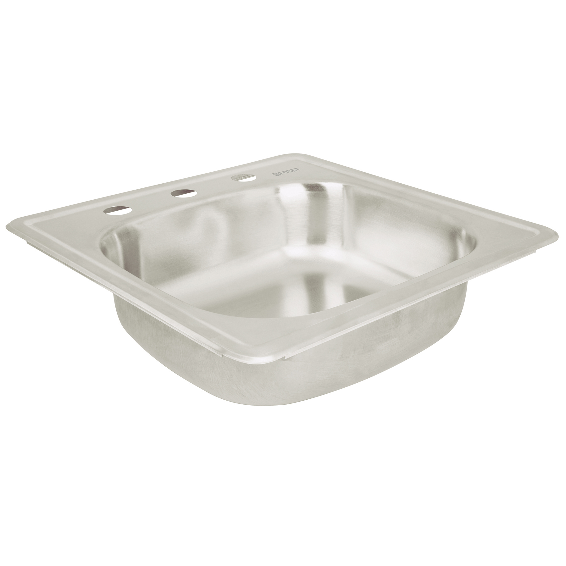 Tarja de Empotrar  48 x 48 cm A Inox 201 Foset Basic
