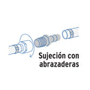 Conector Exterior Espiga para Manguera de Bronce  1/2" (13 mm)