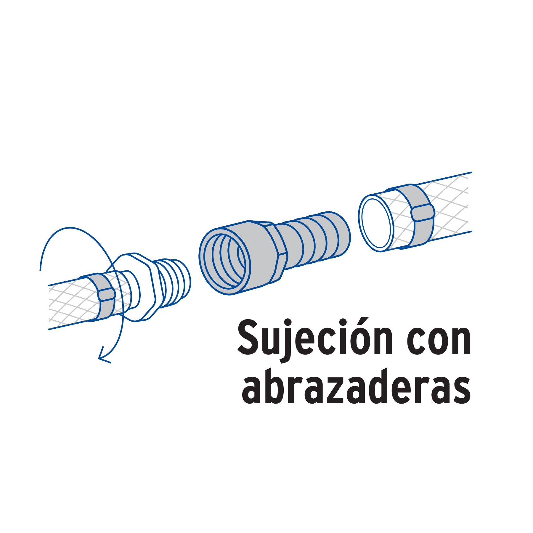 Conector Interior Espiga para Manguera de Bronce  1/2" (13 mm)