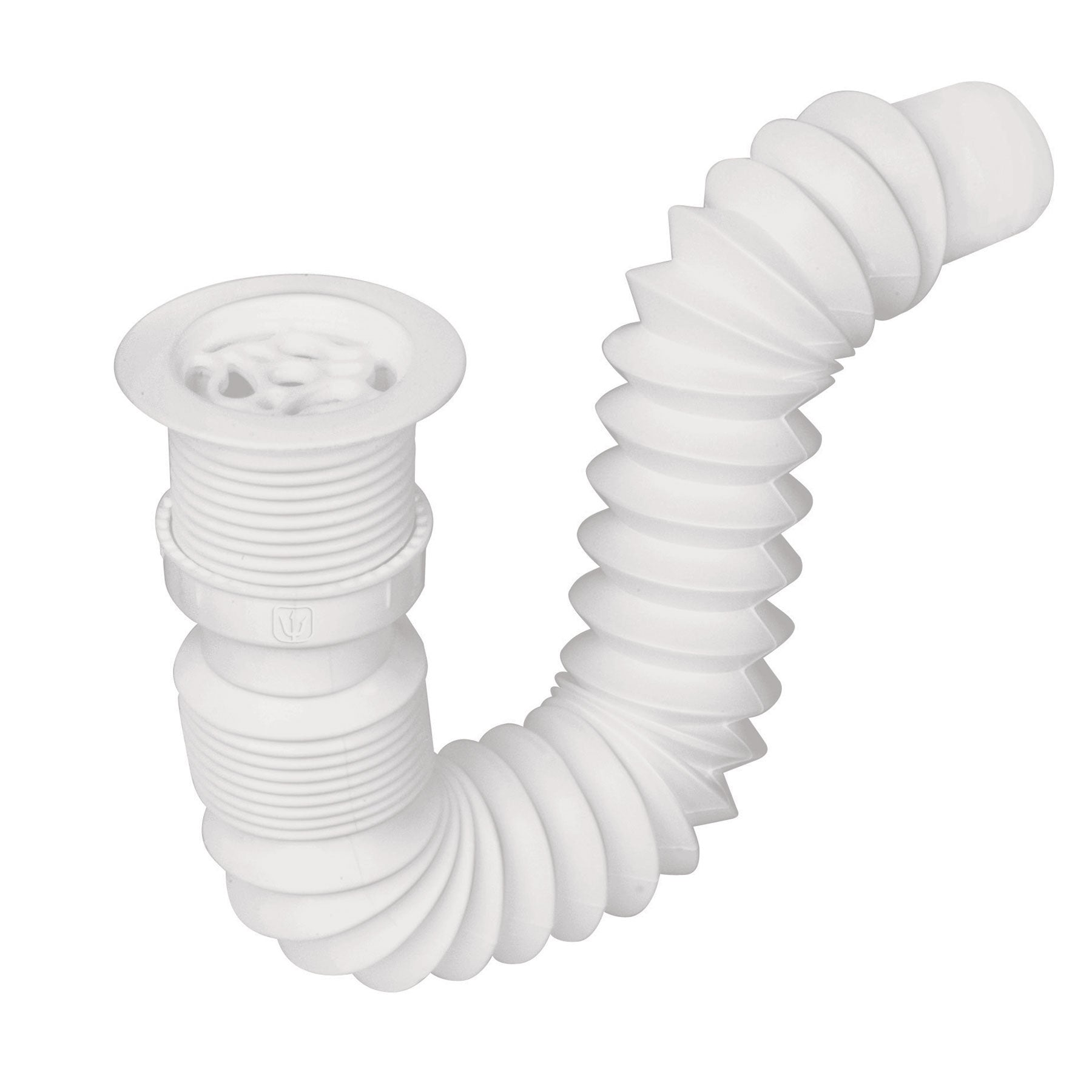 Cespol Flexible Tipo "P" para Fregadero de Polipropileno Foset