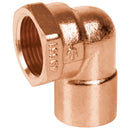 Codo Cobre 90° Rosca Interior  3/4" (19 mm) Foset