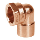 Codo Cobre 90° Rosca Interior 1" (25 mm) Foset