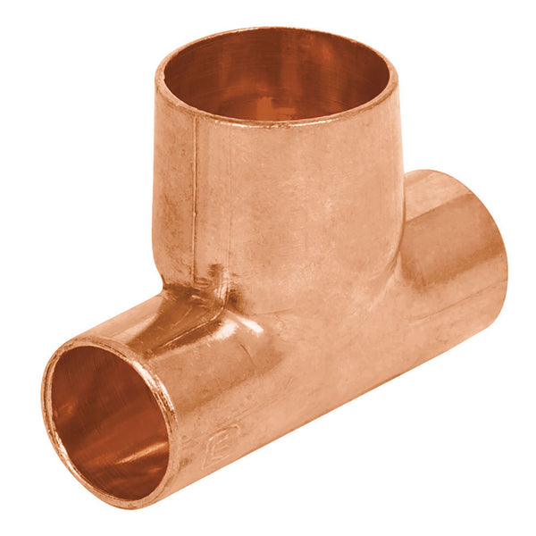 Tee Cobre Reducida 1/2" (13 mm) X 1/2" (13 mm) x 3/4" (19 mm) Copperflow