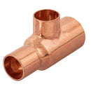 Tee Cobre Reducida 3/4" X 1/2" X 1/2" Foset