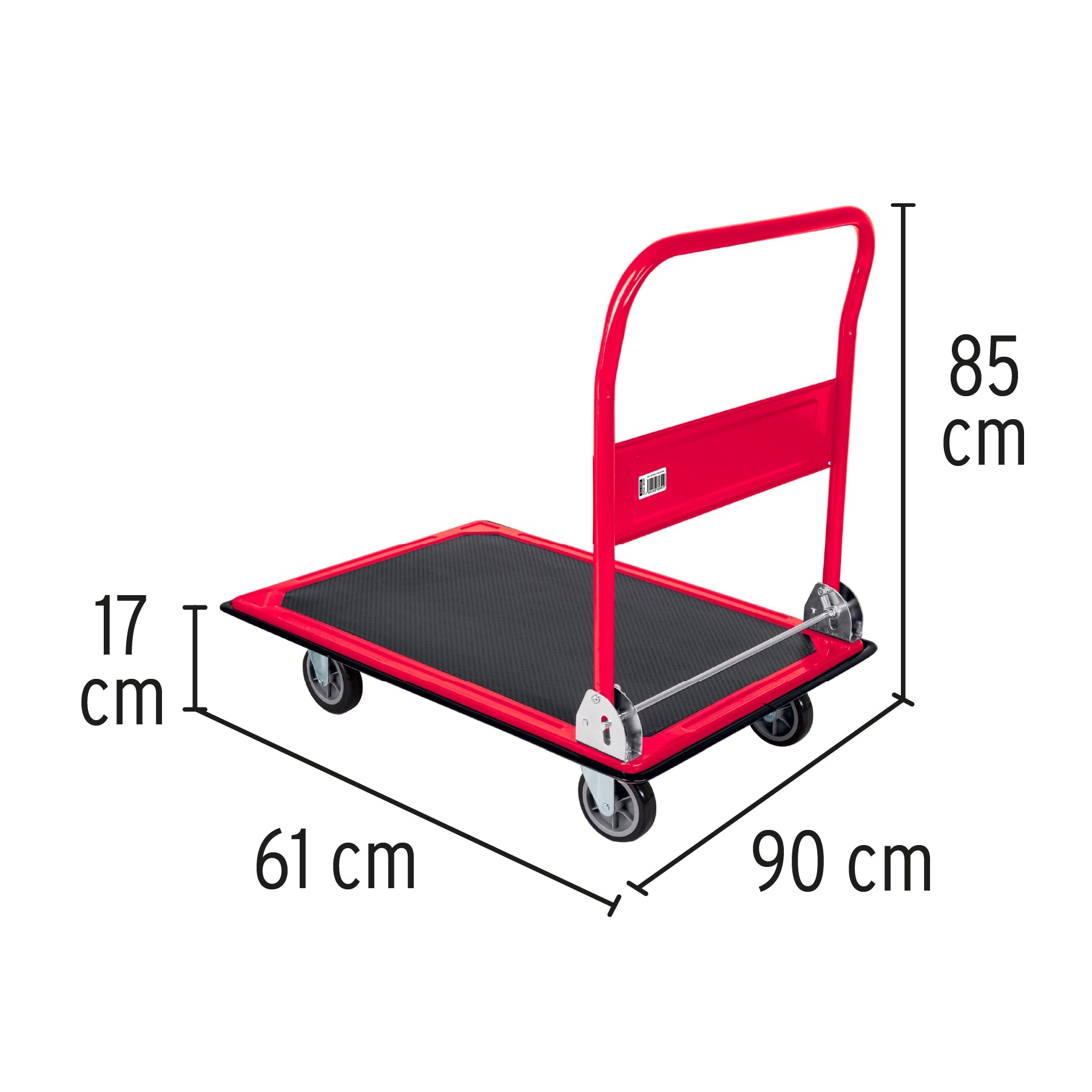 Carro de Carga Plegable Tipo Plataforma 300 Kilos Pretul