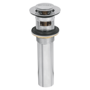 Contra para Lavabo Sistema Push Acabado Cromo Con Rebosadero Foset