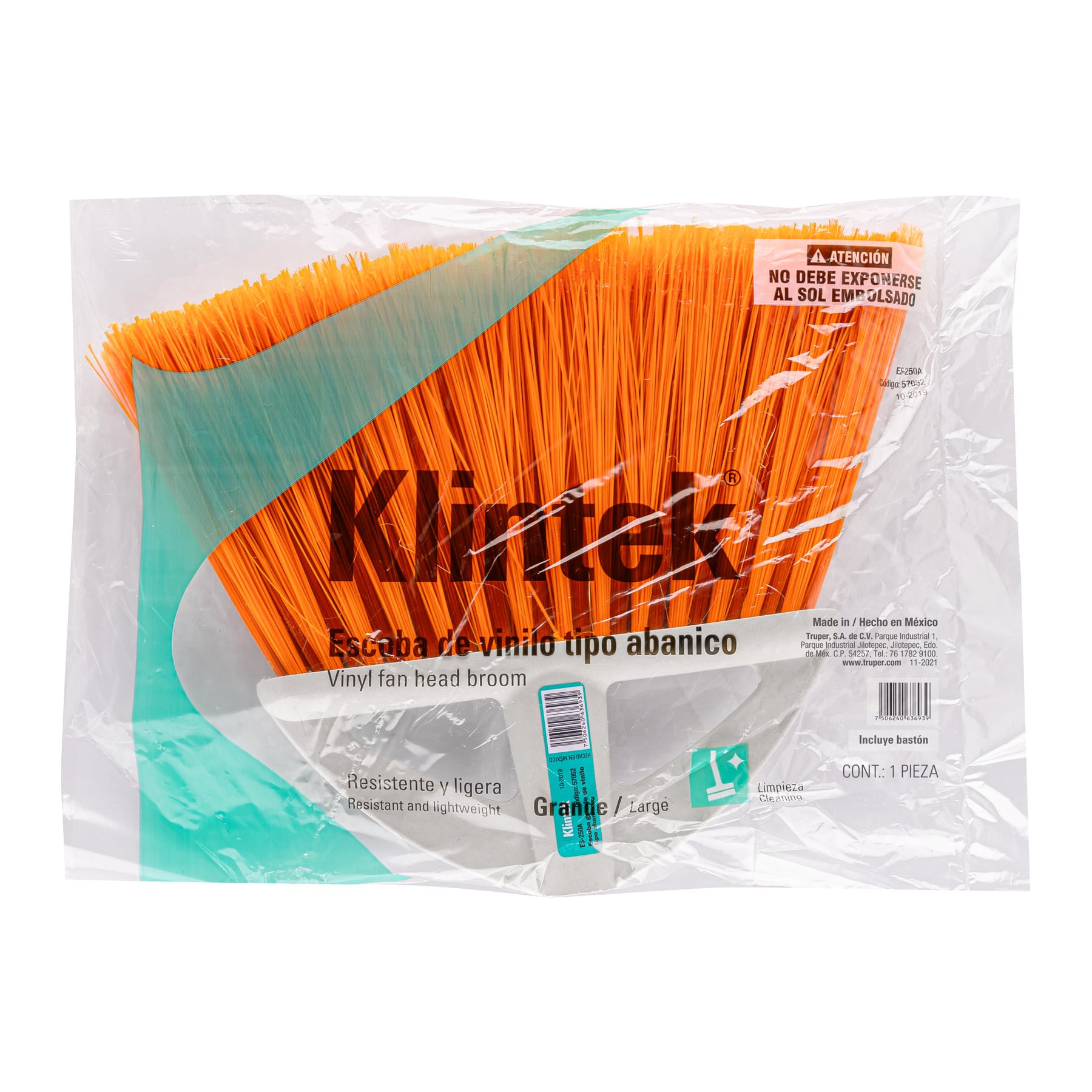 Escoba Larga Tipo Abanico Klintek
