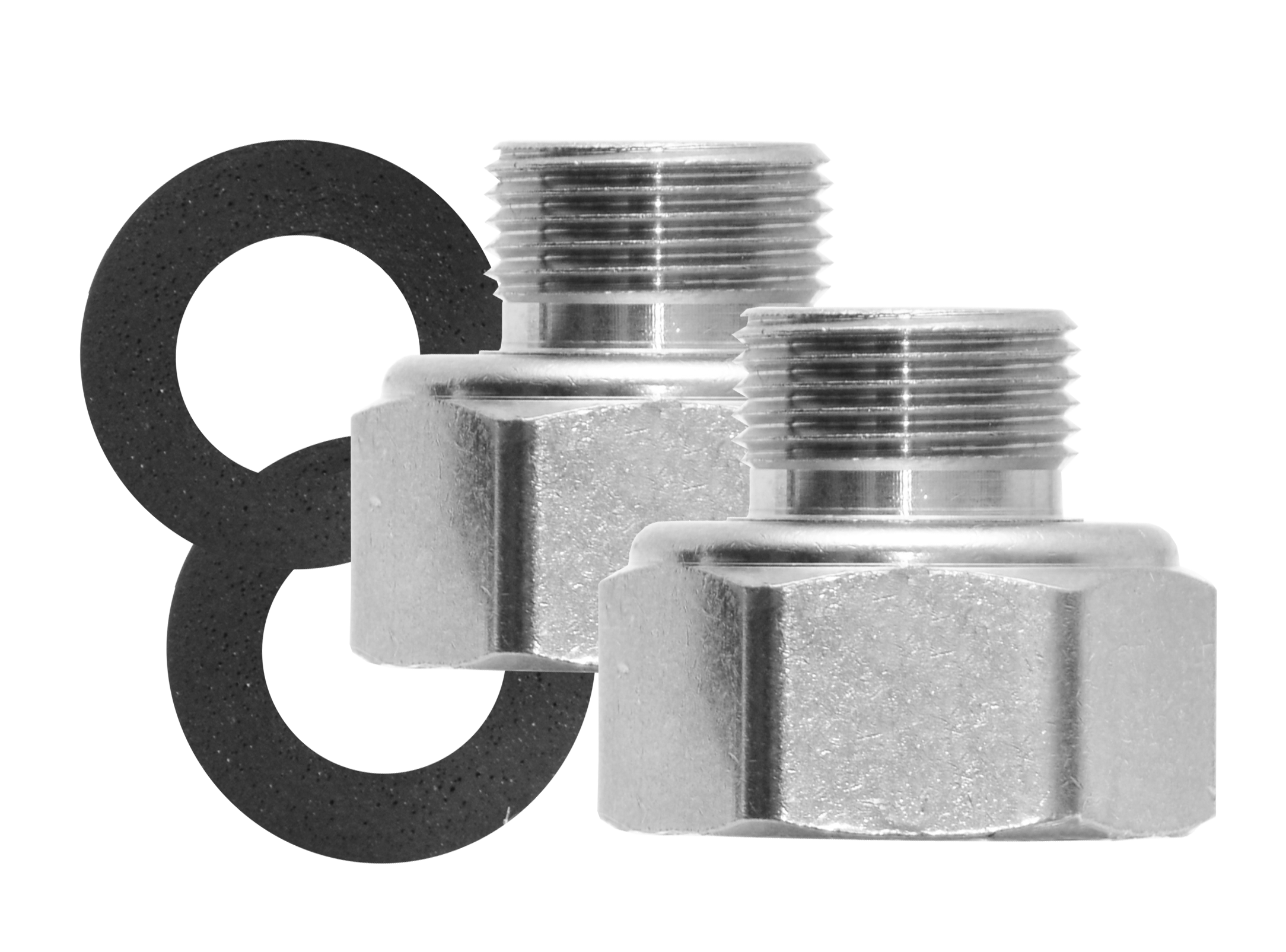 Adaptador para Monomando 3/8" Comp x 1/2" FIP Coflex
