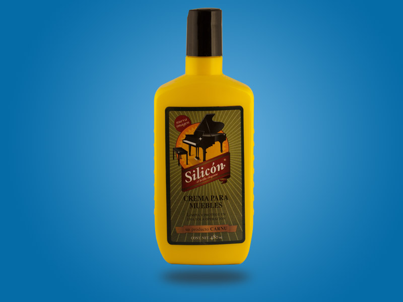 Crema para Muebles Silicon Botella 480 ml la del Pianito Carnu