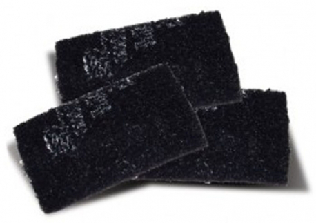 Almohadilla de Fibra Negra Usos Rudo Scotch Brite
