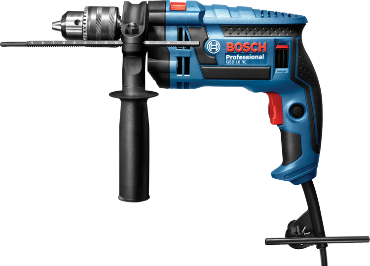 Rotomartillo  750 Watts Broquero de 1/2" GSB 16 RE Bosch Professional