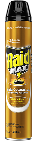 Insecticida Raid Max en Aerosol 400 ml Johnson