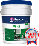 Pintura Vinilica Vindi Pintolux Blanco Mate 900 Cubeta 19 Litros