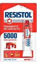 Pegamento de Contacto 5000 Tubo de 21 ml Uso General Amarillo Resistol